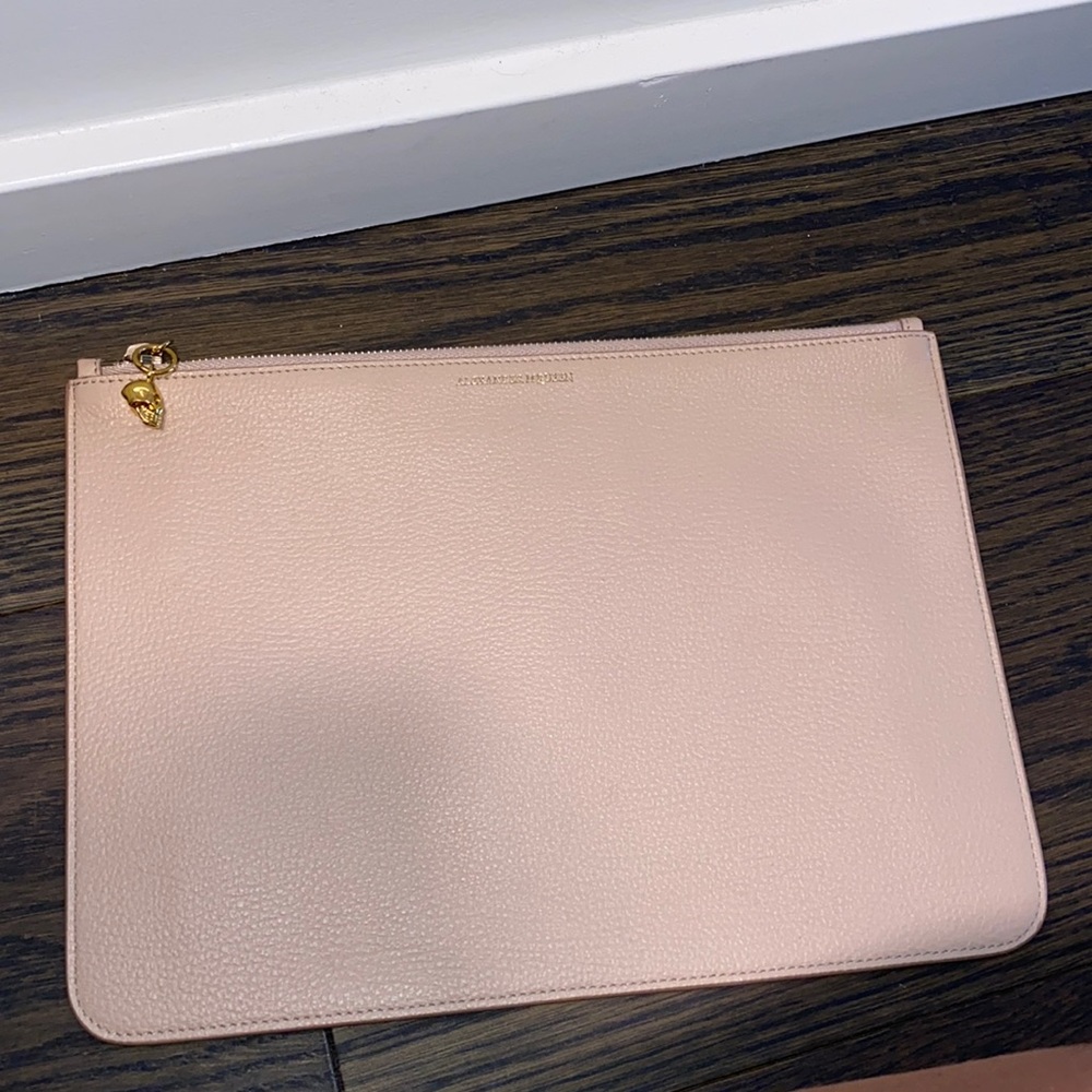 Alexander McQueen Nude Clutch